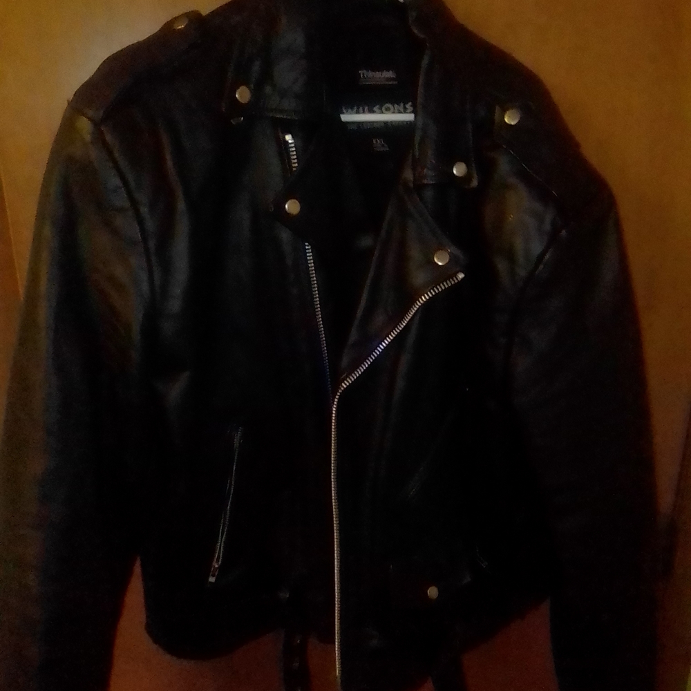 Wilson Black Leather Jacket for Women